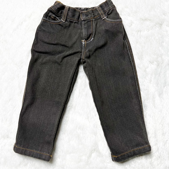 Bundle of Boy’s 18M Child of Mine Miniwear Footed Sleeper Jeans Fleece Pants - Picture 7 of 12